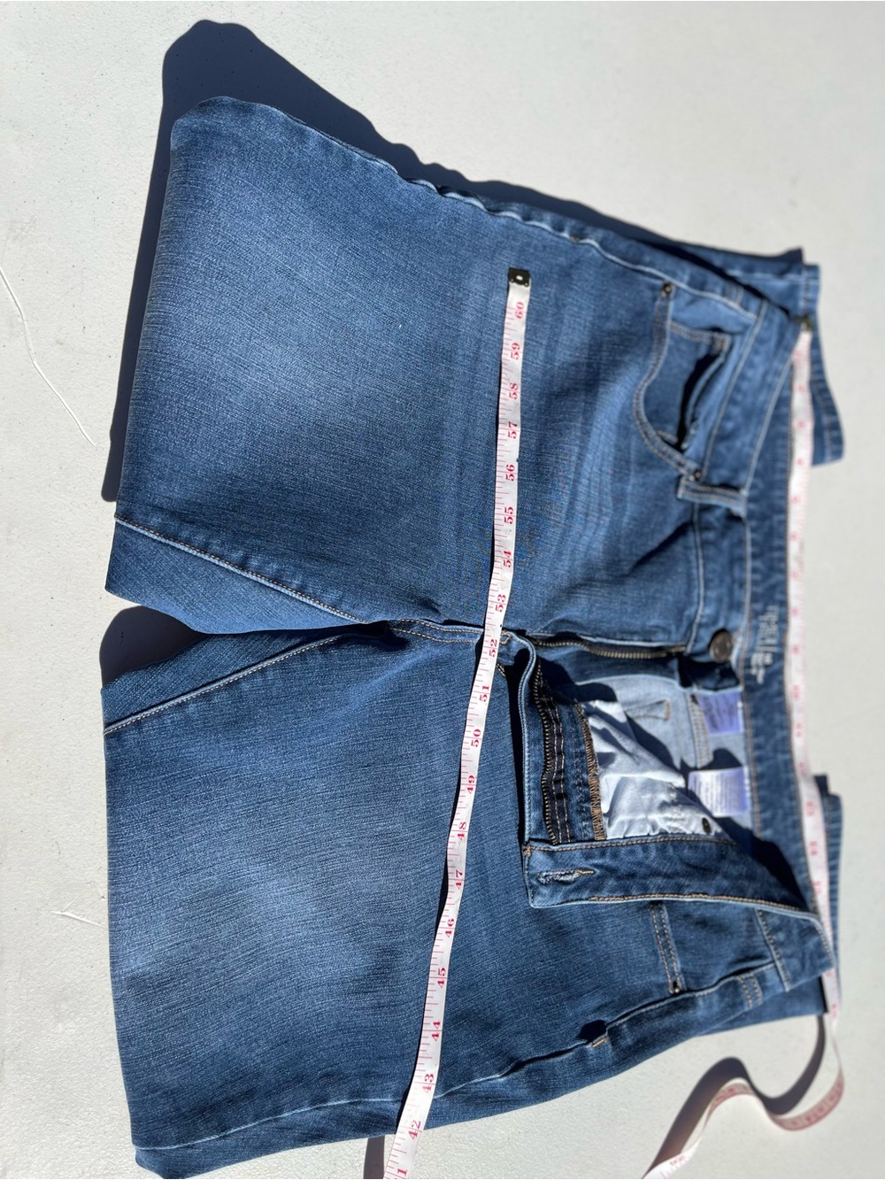 Time and Tru Dark Blue Denim Shorts